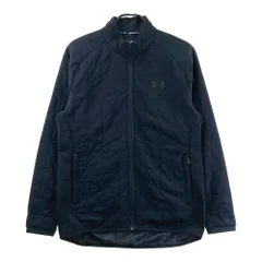 サイズ：LG UNDER ARMOUR アンダーアーマー 1345473 長袖ジップ中綿ジャケット  ブラック系 [240101574393] ゴルフウェア メンズ ストスト