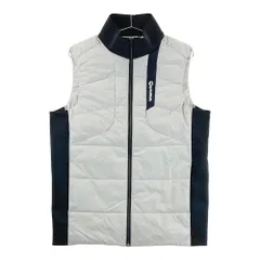 サイズ：L TAYLOR MADE テーラーメイド  中綿ジップベスト  グレー系 [240101574506] ゴルフウェア メンズ ストスト