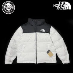 ノースフェイス ダウンジャケット ヌプシ US限定 白 黒 190122