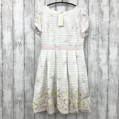 新品【 LODISPOTTO 】フラワープリント パフスリーブ フレアワンピース