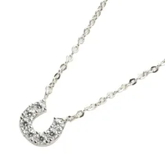 【シルバー×Dタイプ】[Cream dot. クリームドット公式] ネックレス レディース   10タイプ 金属アレルギー ニッケルフリー チェーン 馬蹄 ホースシュー キュービックジルコニア ビジュー 大人 上品  のサムネイル