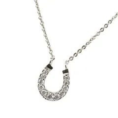 【シルバー×Aタイプ】[Cream dot. クリームドット公式] ネックレス レディース   10タイプ 金属アレルギー ニッケルフリー チェーン 馬蹄 ホースシュー キュービックジルコニア ビジュー 大人 上品  のサムネイル