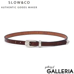 SLOW ベルト メンズ レディース スロウ ブランド カジュアル ビジネス 本革 革 レザー プルアップレザー レザーベルト おしゃれ シンプル 細め 革ベルト 革小物 バックル 日本製 herbie buckle belt HS89K