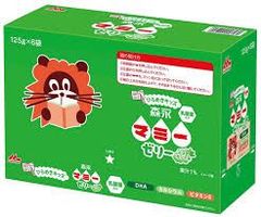 訳あり 箱凹みあり 森永マミーゼリー ひらめきキッズ( 125g×6個入) 【北海道/沖縄/離島発送不可】