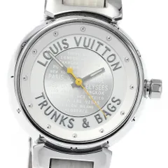 ルイ・ヴィトン LOUIS VUITTON Q1215 タンブール トランス＆バックス 12Pダイヤ クォーツ レディース _880279【ev20】 LOUIS VUITTON - ルイ・ヴィトン LOUIS VUITTON Q1215 タンブール