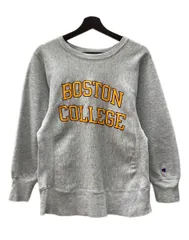 チャンピオン Champion 80s 80年代 トリコタグ REVERSE WEAVE リバースウィーブ  USA製 ヴィンテージ カレッジ BOSTON 灰色 スウェット プリント グレー Sサイズ 104MT-2277