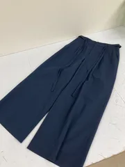 送料無料★COMME CA ISM コムサイズム★ワイドパンツ　ガウチョパンツ★ネイビー★サイズ7 #71127sbk