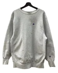 チャンピオン Champion 90s 90年代 刺繍タグ REVERSE WEAVE リバースウィーブ  USA製 目付き 刺繍 灰色 スウェット ロゴ グレー 2XLサイズ 104MT-2281