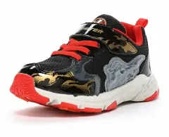 【moonstar】SKLSHOTER SK 0056 BLACK ムーンスター スキルシューター ブラック 子供靴 ジュニア スニーカー レッカ 炎スキル 抗菌防臭 3E 幅広 ワイド 運動会 男の子