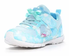 【moonstar】LUVRUSH LV 1203WS SODA ムーンスター ラブラッシュ ソーダ 子供靴 キッズ スニーカー スーパースター 抗菌防臭 運動会 女の子 白底 ホワイトソール ジュニア シューズ  モヤ柄 ハート リボン