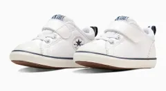 【CONVERSE】 7SE232 MINI ALL STAR N V-1 WHITE/NAVY ミニ オールスター ネイビー コンバース カジュアル  子供靴 赤ちゃん