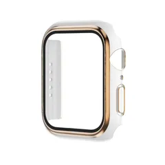 for Apple Watch ケース AppleWatch Series 6/SE3/SE2/SE/5/4 40mm 用 一体型 全面保護 耐久性 傷防止 Apple Watch 6/SE3/SE2/SE/5/4 40mm対応 日本旭硝子材 二重構造 全面保