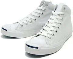 【SALE】【CONVERSE】1C834 JACK PURCEL MID WHITE コンバース ジャックパーセル ミッド ホワイト スニーカー ミッドカット 大人靴 シューズ カジュアル