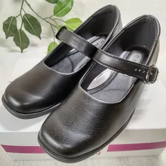 【美品】PANSY/パンジー/パンプス/メリージェーン/黒/ブラック/23.0cm