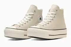 【CONVERSE】ALL STAR (R) LIFTED HI MILKWHITE オールスター (R) リフテッド HI ミルクホワイト コンバース スニーカー ハイカット 厚底 大人靴 シューズ カジュアル 白