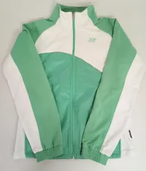 YONEX/ヨネックス　HEATCAPSULE　ウィンドブレーカー　白×緑　サイズM【中古品】
