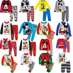 パジャマ 子供パジャマ 子ども こども 服 ミッキー マウス 長袖 長ズボン 綿100% 冬用 春用 秋用 送料無料 男の子 女の子 ナイトウェア ルームウェア 部屋着 90cm 95cm 100cm 110cm 120cm 130cm