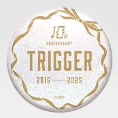 アイナナ10周年アルバム特典TRIGGERロゴ缶バッジ