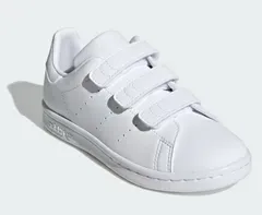 【adidas】FX7535 Adidas STAN SMITH CF C WHITE アディダス スタンスミス ホワイト スニーカー シューズ キッズ 白色