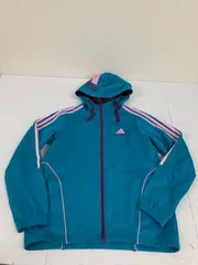 送料無料★adidas アディダス★パーカー　ジップアップパーカー　ジャケット★レディース　Lサイズ#71127sbl