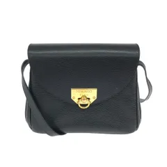 NINA RICCI ニナリッチ ショルダーバッグ  ロゴ/リング金具/レザー    ブラック レディース / 240001174051