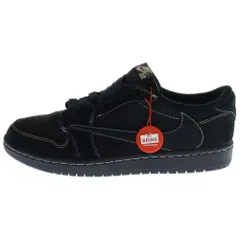 NIKE (ナイキ) ×トラヴィススコット AIR JORDAN 1 LOW OG SP BLACK PHANTOM エアジョーダン1 ブラックファントム ローカットスニーカー US8.5/26.5cm DM7866-001