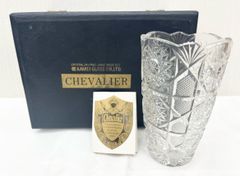 CHEVALIER クリスタル花瓶 KAMEI GLASS - メルカリ