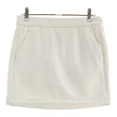 サイズ：M ADIDAS GOLF アディダスゴルフ  インナー付き コーデュロイスカート  ホワイト系 [240101572630] ゴルフウェア レディース ストスト