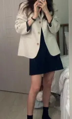 色合い/素材すべて良い ウール90 GANAESRA ハンドメイド ウール ジャケット コート をどうぞ