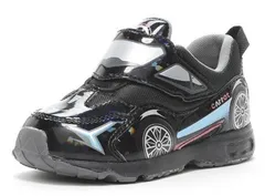 【moonstar】CARROT CR C2328 BLACK (18cm-21cm) ブラック ムーンスター キャロット 子供靴 キッズ スニーカー 3E ワイド スポーツカー 黒色