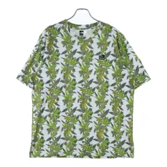 SUPREME (シュプリーム) 23AW ×THE NORTH FACE Leaf S/S Top ザノースフェイス リーフショートスリーブトップ プリント半袖Tシャツ ホワイト/グリーン NT52303I