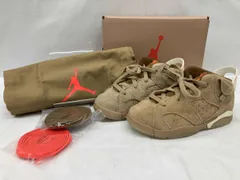 NIKE ナイキ　DH0692-200 キッズ　Travis Scott TD Air Jordan 6 British Khaki トラビススコットエアジョーダン6 ベージュ サイズ15cm