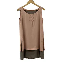 FOXEY NEW YORK(フォクシーニューヨーク) ワンピースセットアップ サイズ40 M レディース美品  - 29794 ピンク×ベージュ リボン