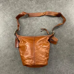 COACH Leather Bag コーチ 本革 レザーバッグ ショルダーバッグ バケツ型 ブラウン H0793-11422