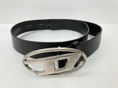 DIESEL ディーゼル ベルト B-1dr X08516PR666 レザー ブラック 通年