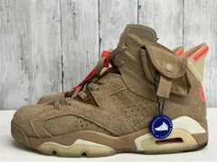 【鑑定済み】NIKE AIRJORDAN6 RETRO SP × Travis Scott スニーカー ナイキ エアジョーダン6レトロ トラヴィススコット DH0690-200size25㎝