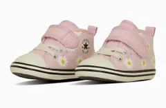 【CONVERSE】7SE492 BABY ALL STAR N DAISYFLOWER V-1 SMOKYPINK コンバース ベビー オールスター デイジーフラワー スモーキーピンク カジュアル 子供靴 キッズ ベビーシューズ スニーカー 花柄