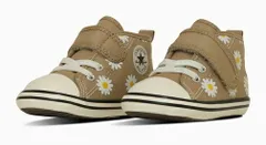【CONVERSE】7SE493 BABY ALL STAR N DAISYFLOWER V-1 BEIGE コンバース ベビー オールスター デイジーフラワー ベージュ カジュアル 子供靴 キッズ ベビーシューズ スニーカー 花柄