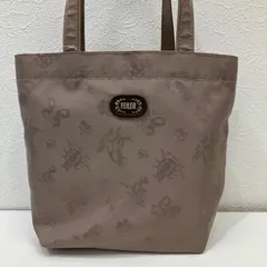 6777　FEILER フェイラー　ハイジ　ジャガード　ジャカード　ハンドバッグ　トートバッグ　ベージュ　レディース　小さめ　ミニ　軽量　カジュアル　シンプル　きれいめ　上品　サブバッグ