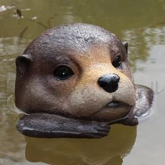 PETBANK カワウソ Otter 貯金箱 等身大 フィギュア カワイイ 獺 - メルカリ