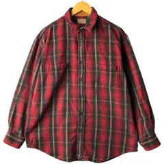 古着 セントジョンズベイ ST.JOHN’BAY BRAWNY 長袖 フランネルチェックシャツ メンズXL相当/eaa602629