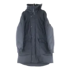REPLAY (リプレイ) Rubber Logo Long Down Jacket ラバーロゴ ロングジャケット フーディ ブラック M8100.000.83800のサムネイル