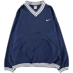 古着 90年代 ナイキ NIKE Vネック ナイロンプルオーバー メンズXL相当 ヴィンテージ/eaa602071