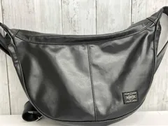 PORTER フリースタイル ショルダーバッグ ハーフムーン ポーター ブラック