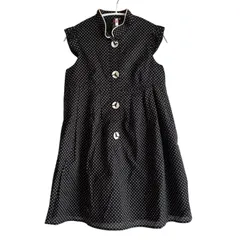 もあちゃん様　新品未使用　ダブスタワンピ　ブラック ANY SIS 【洗える】セレモニーダブルクロス ワンピース （ブラック