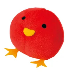 りぶはあと リラクシングアイテム てのひらモッチ ヒヨコ レッド (全長約5cm) かわいい ストレス解消 61041-22