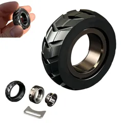 フィジェットスライダー 指輪 フィジェット フィジェットトイ おもちゃ 暇つぶしストレス発散グッズ 大人 デスクおもちゃ ギフト ストレス解消 クリスマス プレゼント アルミ