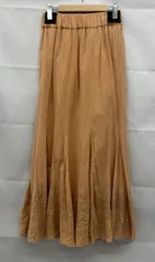 casa fline カーサフライン　スカート　オレンジ　コットン100% サイズFREE