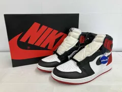 鑑定済／NIKE／WMNS AIR JORDAN 1 RETRO HIGH OG／Satin Black Toe／CD0461-016／26cm／箱有／ナイキ／エアジョーダン 1レトロハイオージー