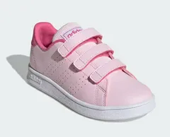 【adidas】ID5293 ADVANCOURT CF C PINK アディダス アドバンコート ピンク キッズシューズ スニーカー ベルクロ